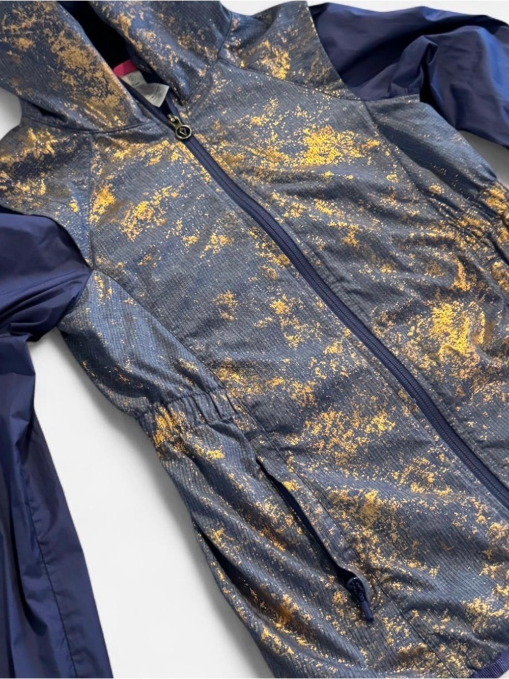Ivivva by Lululemon Navy Gold Jacket Girls 12 - Picture 2 of 4